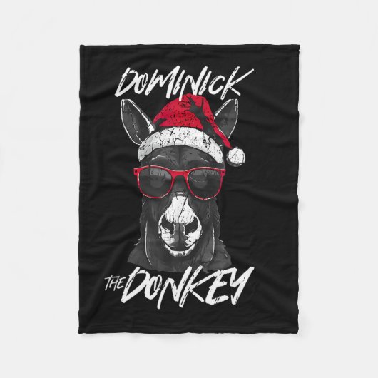 Dominick der Donkey Fleecedecke (Vorderseite)
