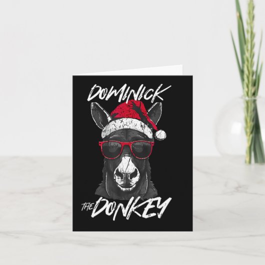 Dominick der Donkey Karte (Vorderseite)