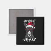 Dominick der Donkey Magnet (Vorderseite/Rückseite)