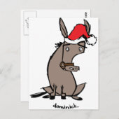 Dominick der Donkey Postkarte (Vorne/Hinten)