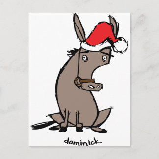 Dominick der Donkey Postkarte