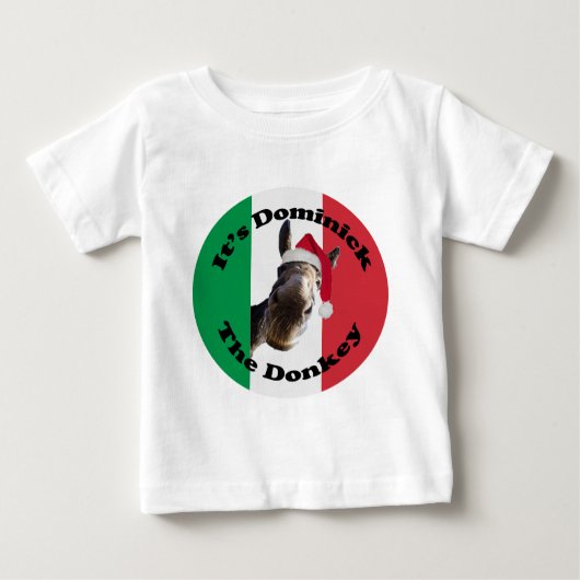dominick der Esel Baby T-shirt (Vorderseite)