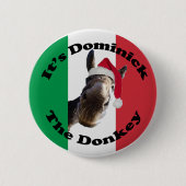 dominick der Esel Button (Vorderseite)