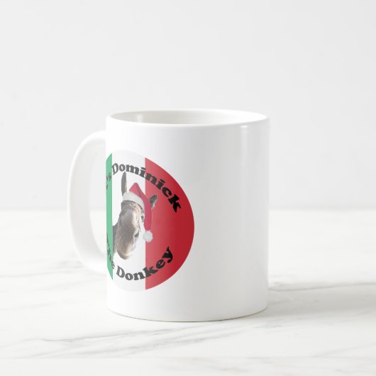 dominick der Esel Kaffeetasse (Vorderseite Links)