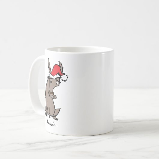 Dominick der Esel Kaffeetasse (Vorderseite Links)