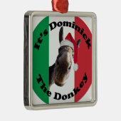 dominick der Esel Silbernes Ornament (Rechts)