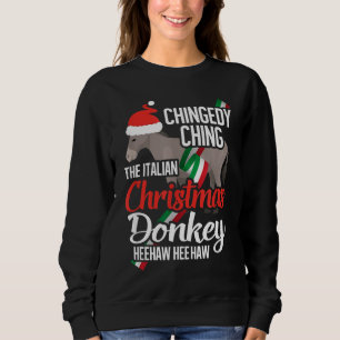 Dominick Der italienische WeihnachtsDonkey Sweatshirt