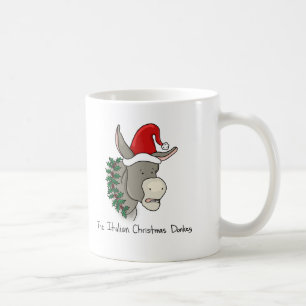 Dominick der italienische Weihnachtsesel Kaffeetasse