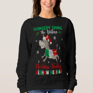Dominick The Christmas Donkey-italienisch Sweatshirt