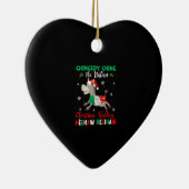 Dominick The Christmas Donkey-italienischer Donkey Keramik Ornament (Rechts)