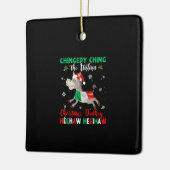 Dominick The Christmas Donkey-italienischer Donkey Keramikornament (Links)