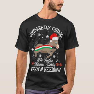 Dominick The Christmas Donkey Italienischer Donkey T-Shirt