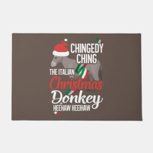 Dominick The Christmas Donkey Italienischer Weihna Fußmatte