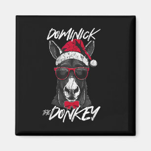 Dominick The Donkey Christmas Funny Magnet
