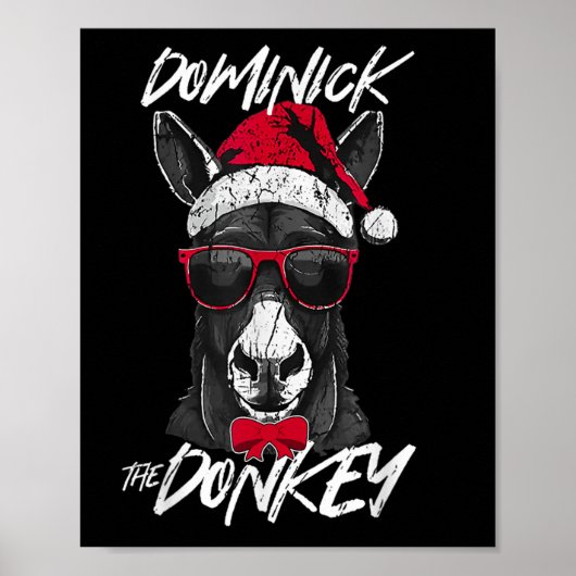 Dominick The Donkey Christmas Funny Poster (Vorne)