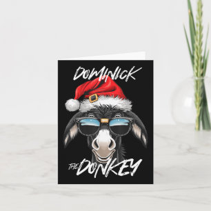 Dominick The Donkey Funny Christmas Italienischer  Karte