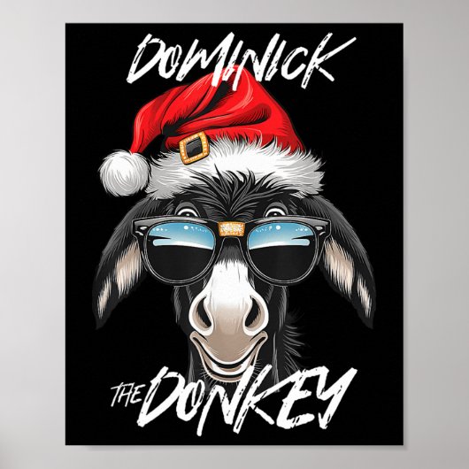 Dominick The Donkey Funny Christmas Italienischer Poster (Vorne)