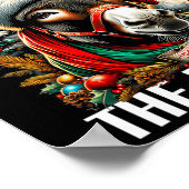 Dominick The Donkey Funny Christmas Italienischer Poster (Ecke)