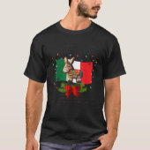 Dominick The Donkey Funny Italian Weihnachten T-Shirt (Vorderseite)