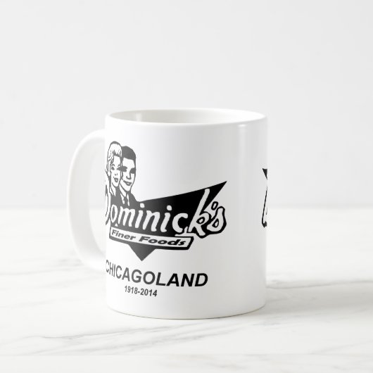 Dominick's Finer Foods, Chicago and Suburbs, IL Kaffeetasse (Vorderseite Links)