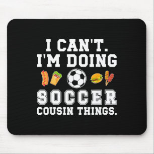 Dominiere den Platz Fußballspieler Aktion USA-Flag Mousepad