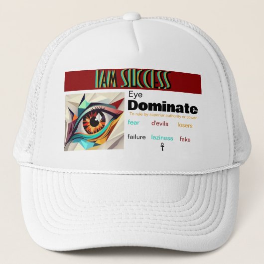 DOMINIERE TRUCKERKAPPE (Vorderseite)