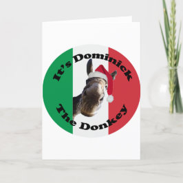 dominieren den Esel Feiertagskarte