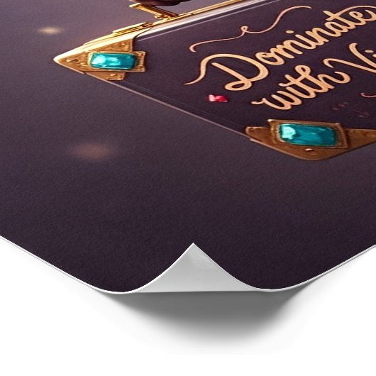 Dominieren mit Vision - Femme Fox Power Poster (Ecke)