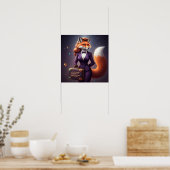 Dominieren mit Vision - Femme Fox Power Poster (Küche)