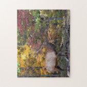 Dominierende Stier-Elch-Herbst-Furche Puzzle (Vertikal)