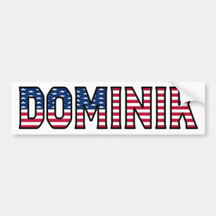 Dominik Name Vorname USA Aufkleber Sticker Auto Autoaufkleber