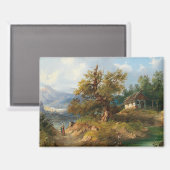 Dominik Schufried Eine Berglandschaft mit.. Magnet (Vorderseite/Rückseite)