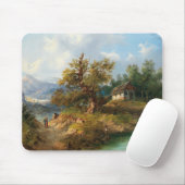 Dominik Schufried Eine Berglandschaft mit.. Mousepad (Mit Mouse)