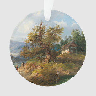Dominik Schufried Eine Berglandschaft mit.. Ornament