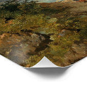 Dominik Schufried Eine Berglandschaft mit.. Poster (Ecke)