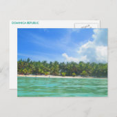 DOMINIKA REPUBLIK 3 POSTCARD POSTKARTE (Vorne/Hinten)