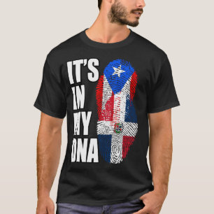 Dominikaner und Puerto Rico Mix DNA Heritage T-Shirt
