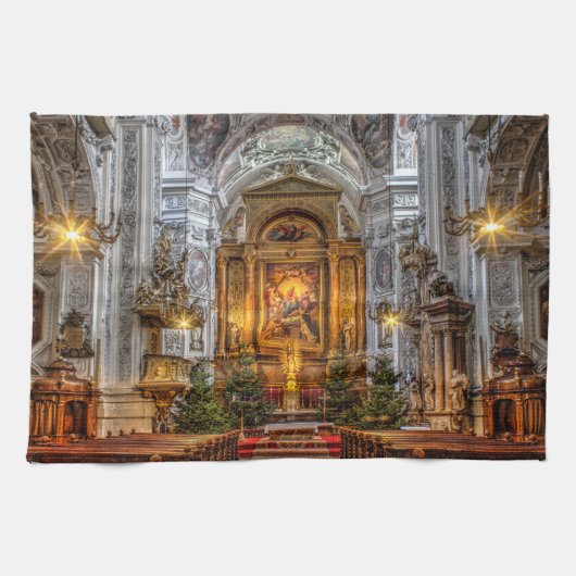 Dominikanerkirche St. Maria Rotunda Geschirrtuch (Horizontal)
