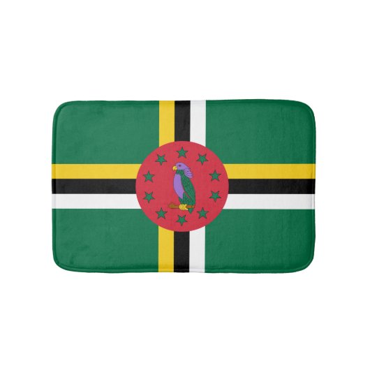Dominikanische Flagge Badematte (Vorderseite)