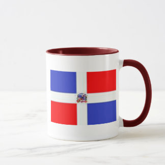 Dominikanische Flagge, dominikanische Flagge Tasse