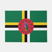 Dominikanische Flagge Fußmatte (Vorderseite)