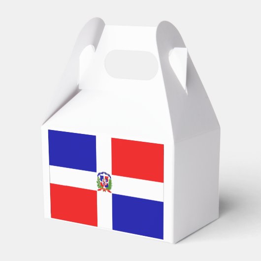 Dominikanische Flagge Geschenkschachtel (Rückseite)