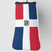 Dominikanische Flagge Golf Headcover (Rotieren 90)