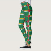 Dominikanische Flagge Leggings (Links)