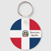Dominikanische Flagge, Patrioten der Dominikanisch Schlüsselanhänger (Vorderseite)