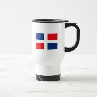 Dominikanische Flaggen-Tasse Reisebecher