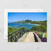 Dominikanische Küste Postkarte (Vorne/Hinten)