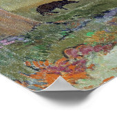 Dominikanische Landschaft oder Landschaft mit Schw Poster (Ecke)