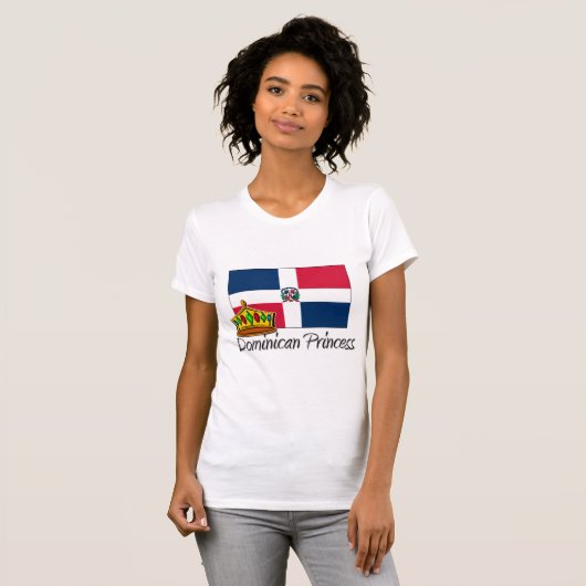 Dominikanische Prinzessin T-Shirt (Vorne ganz)