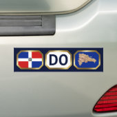 Dominikanische Rep.-Flag-Karte Code-Bumber-Aufkleb Autoaufkleber (Auf Auto)